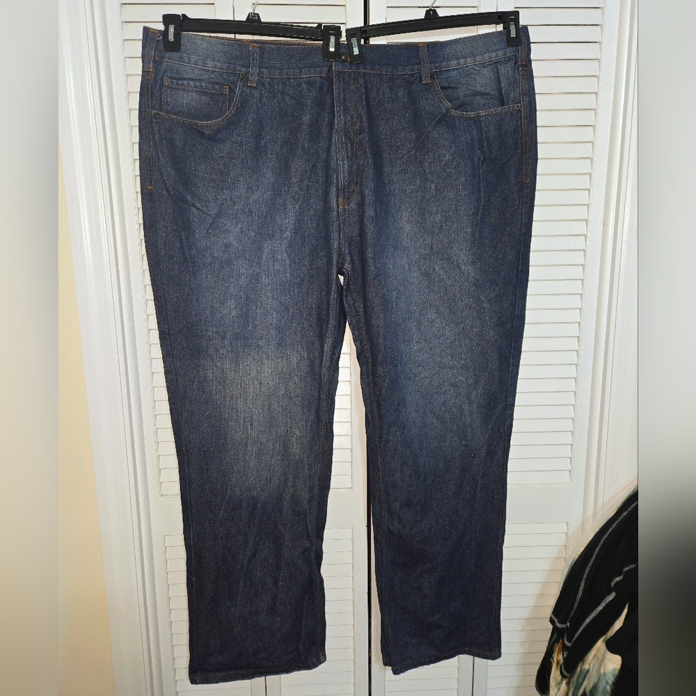 Rocawear Men's Waist 52 Classic Fit Blue Jeans
